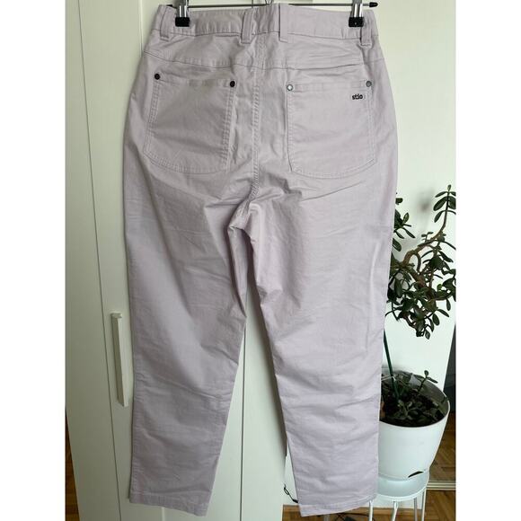 Stio Women's Rivet Twill Carpenter Pant Size 8 Lavender NWT Organic Cotton - Picture 4 of 7